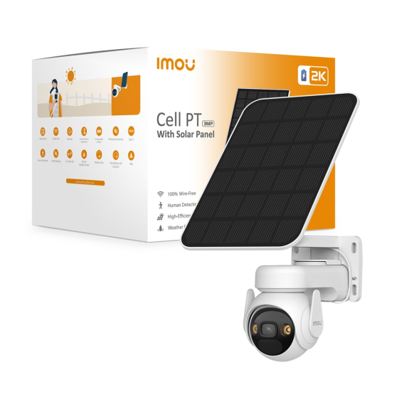 Obrázok pre Imou Cell PT Solar Kit Kupole Bezpečnostní IP kamera Venkovní 2304 x 1296 px Zeď