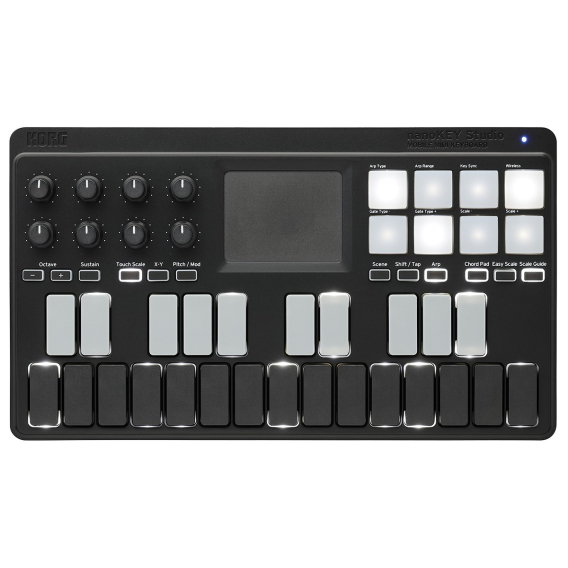 Obrázok pre Korg nanoKEY Studio - MIDI kontrolér USB, 25 kláves, černý