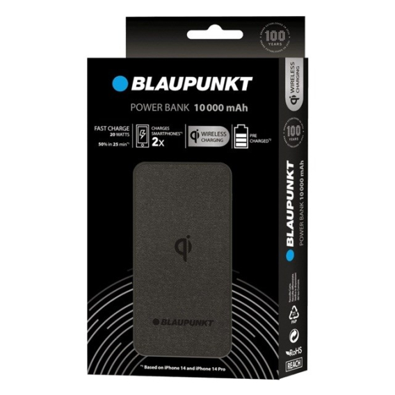 Obrázok pre Blaupunkt powerbanka 10000 mAh 20 W černá