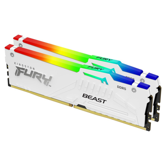 Obrázok pre Kingston Technology FURY Beast RGB paměťový modul 32 GB 2 x 16 GB DDR5