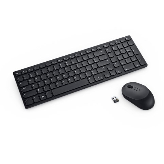 Obrázok pre DELL KM555 klávesnice Obsahuje myš Univerzální RF bezdrátové + Bluetooth QWERTY US Mezinárodní Černá