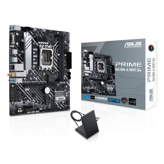 Obrázok pre ASUS PRIME H610M-A WIFI D4 Intel H610 LGA 1700 Micro ATX