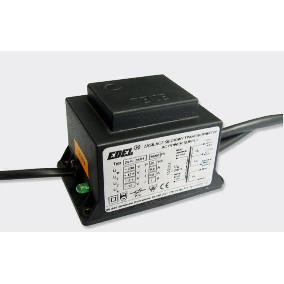 Obrázok pre Laskomex TR/B 2303 Power supply with thermal fuse (25VA, 12/14 V) ZS-K-25/03