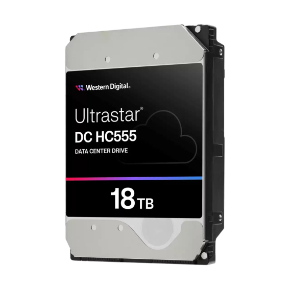 Obrázok pre Western Digital Ultrastar DC HC555 vnitřní pevný disk 18 TB 7200 ot/min 512 MB 3.5" Serial ATA III