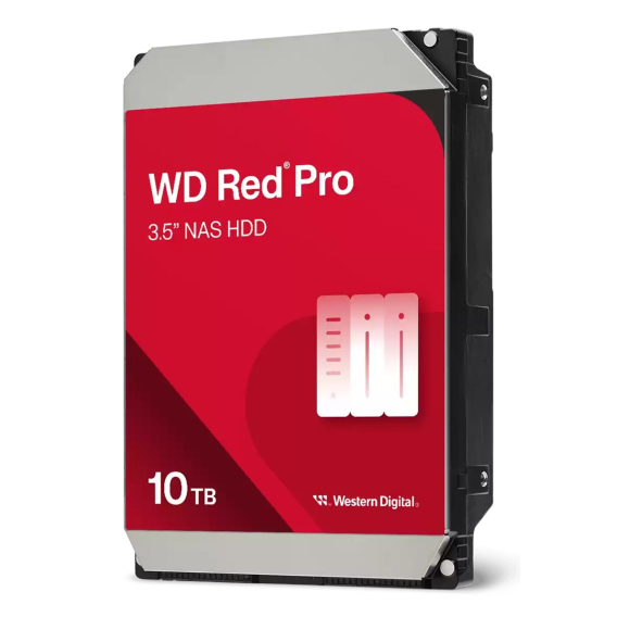 Obrázok pre Western Digital Red Pro WD103KFBX vnitřní pevný disk 10 TB 7200 ot/min 512 MB 3.5" Serial ATA III