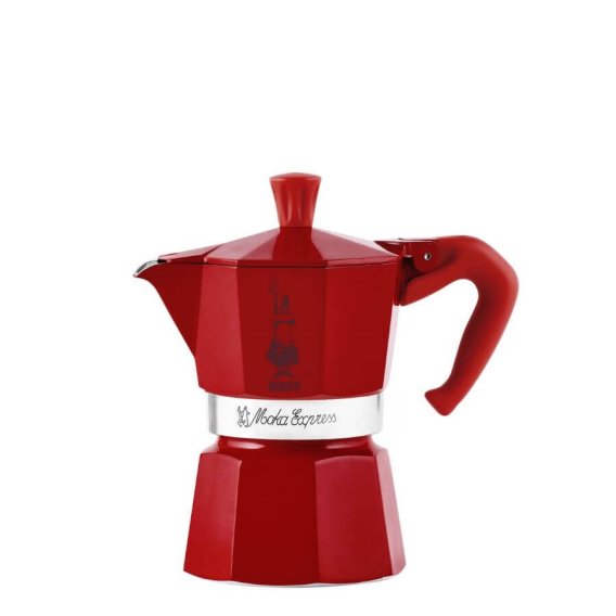 Obrázok pre Bialetti Moka Express Winter Wonderland 3TZ cafe 140 ml Červená, stříbrná