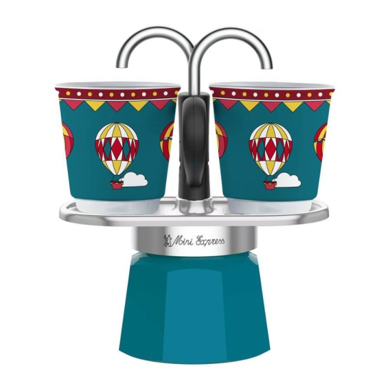 Obrázok pre Kávovar Bialetti Mini Express Winter Wonderland 2TZ se dvěma 90 ml šálky Vícebarevný