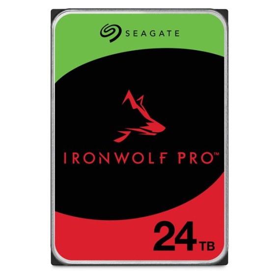 Obrázok pre Seagate IronWolf Pro ST24000NT002 vnitřní pevný disk 24 TB 7200 ot/min 512 MB 3.5" Serial ATA III