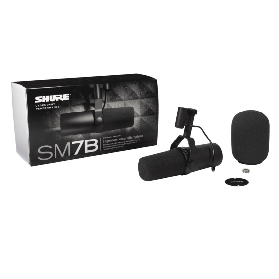 Obrázok pre Shure SM7B mikrofon Černá Studiový mikrofon