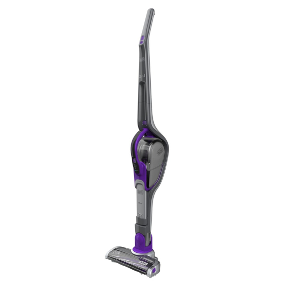 Obrázok pre Black & Decker SVJ520BFSP-QW tyčový vysavač / elektrický smeták 2-in-1 stick vacuum Baterie Suchý Cyklónový Bezsáčkové 0,5 l Šedá, Purpurová, Titanová 2 Ah