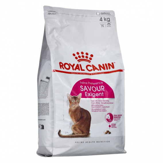 Obrázok pre Royal Canin Feline Savour Exigent 4kg suché krmivo pro kočky Dospělý jedinec