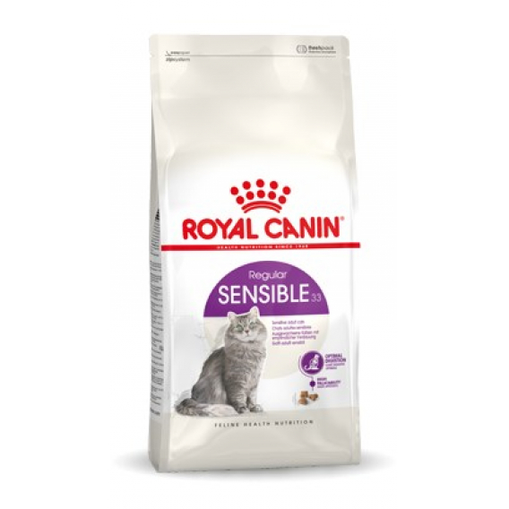 Obrázok pre Royal Canin Sensible 33 suché krmivo pro kočky 10 kg Dospělý jedinec