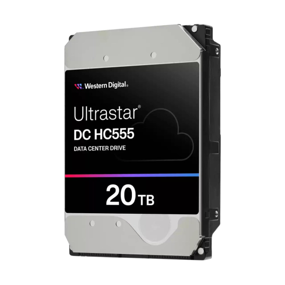 Obrázok pre Western Digital Ultrastar DC HC555 vnitřní pevný disk 20 TB 7200 ot/min 512 MB 3.5" SAS3