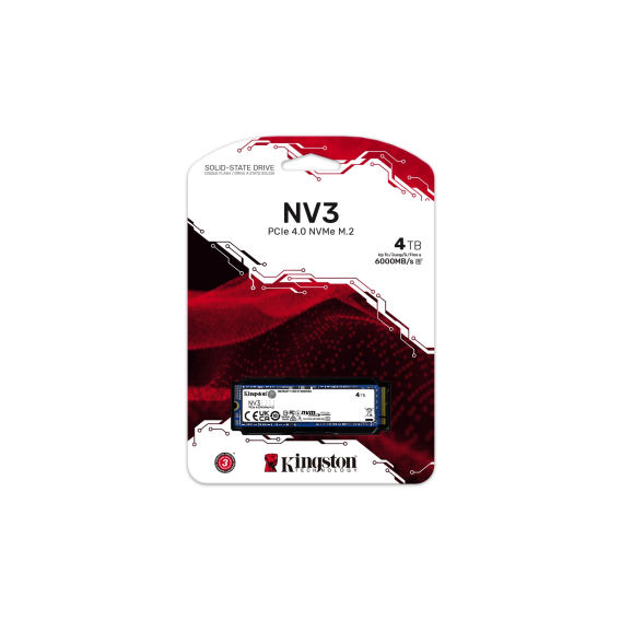 Obrázok pre Kingston Technology NV3 4 TB M.2 PCI Express 4.0 NVMe 3D NAND