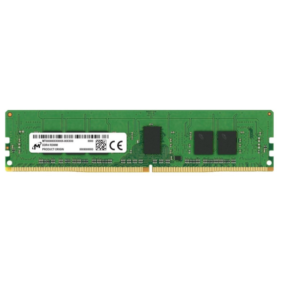 Obrázok pre Micron RDIMM DDR4 8GB 1Rx8 3200MHz PC4-25600 MTA9ASF1G72PZ-3G2R