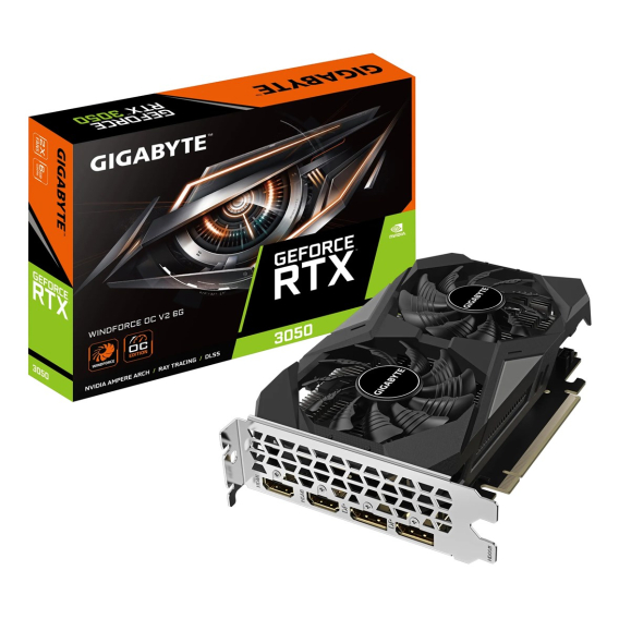 Obrázok pre GIGABYTE GeForce RTX 3050 WINDFORCE OC V2 6G NVIDIA 6 GB GDDR6