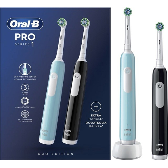 Obrázok pre Elektrický zubní kartáček Oral-B PRO1 Duo Pack