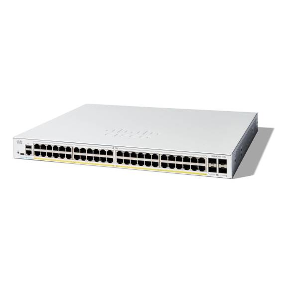 Obrázok pre Cisco C1200-48P-4X síťový přepínač Řízený L2/L3 Gigabit Ethernet (10/100/1000) Bílá