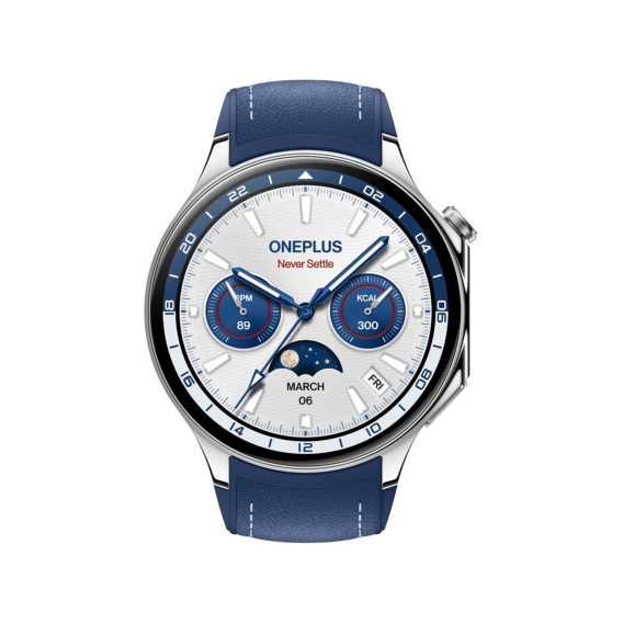 Obrázok pre OnePlus Watch 2 3,63 cm (1.43") AMOLED Digitální 466 x 466 px Dotyková obrazovka Nordic Blue Wi-Fi GPS