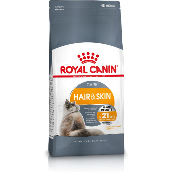 Obrázok pre ROYAL CANIN Hair&Skin Care Adult - suché krmivo pro kočky - 400g