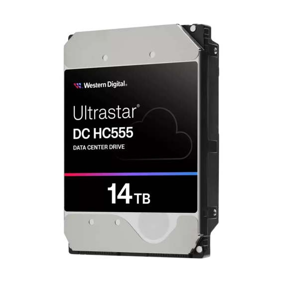 Obrázok pre Western Digital Ultrastar DC HC555 vnitřní pevný disk 14 TB 7200 ot/min 512 MB 3.5" Serial ATA III