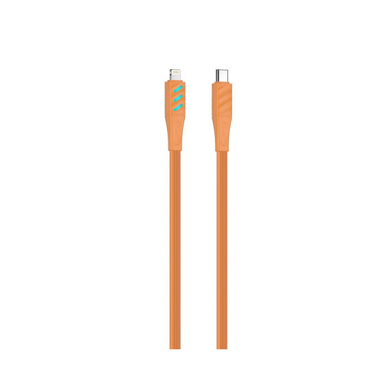 Obrázok pre Havit CB6255 - Nabíjecí kabel USB typu C na Lightning, 1 m (oranžový)