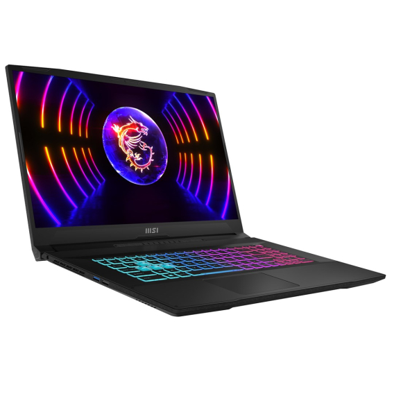 Obrázok pre MSI Katana 17 B13VEK-1449XPL Intel® Core™ i5 i5-13420H Laptop 43,9 cm (17.3") Full HD 16 GB DDR5-SDRAM 512 GB SSD NVIDIA GeForce RTX 4050 Wi-Fi 6 (802.11ax) NoOS Černá