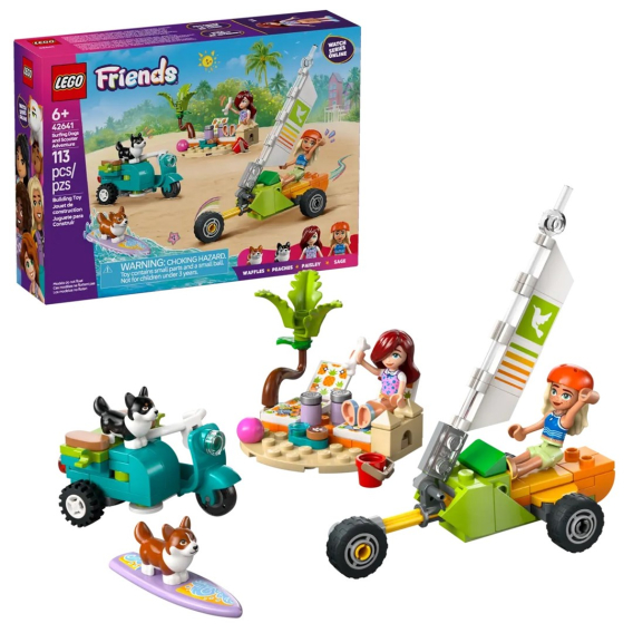 Obrázok pre LEGO FRIENDS 42641 Surfující psi a dobrodružství na skútru