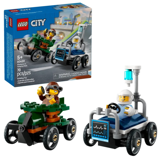 Obrázok pre LEGO CITY 60459 Letadlo vs. nemocniční lůžko