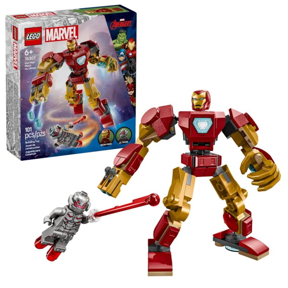 Obrázok pre LEGO MARVEL 76307 Iron Man Mech vs. Ultron