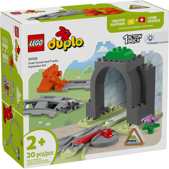 Obrázok pre LEGO DUPLO 10425 Vlakový tunel a koleje - rozšiřující sada