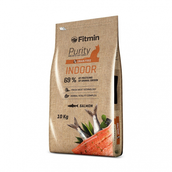 Obrázok pre FITMIN Purity Indoor - suché krmivo pro kočky - 10 kg