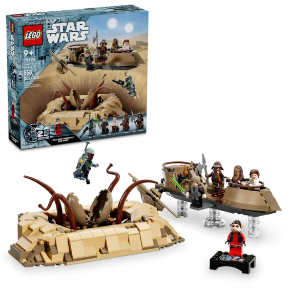 Obrázok pre LEGO STAR WARS 75396 Pouštní bárka a doupě sarlacca