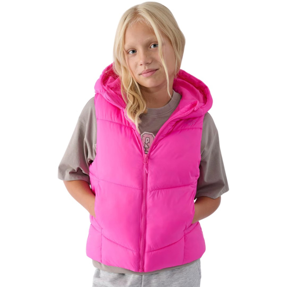 Obrázok pre Girls' vest 4F F129 fuchsia 4FJWAW24TVJAF129 55S 158cm