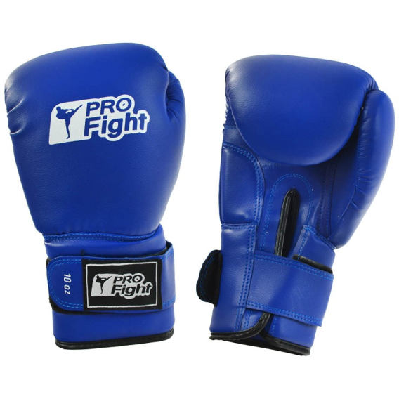 Obrázok pre Profight Boxing Gloves Dragon Leather Blue 10