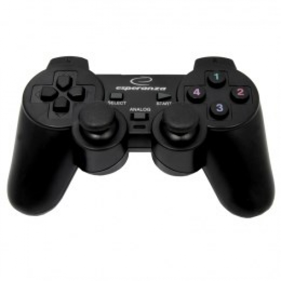 Obrázok pre Esperanza EG106 herní ovladač Joystick PC,Playstation 2,Playstation 3 Analogový/digitální USB 2.0 Černá