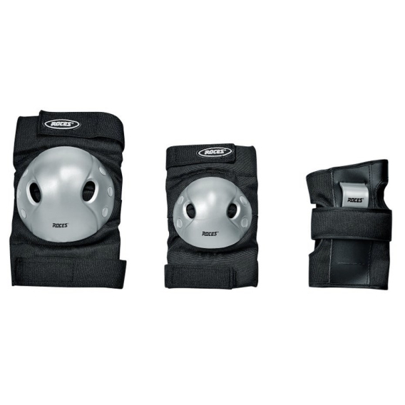 Obrázok pre Roces Extra Three Pack Skate Pads black-grey 301366 01 L