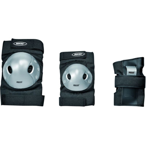 Obrázok pre Roces Extra Three Pack JR Skate Pads black 301377 S