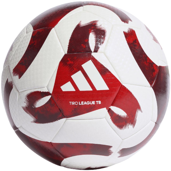 Obrázok pre adidas Tiro League Thermally Bonded Football White & Red HZ1294 5