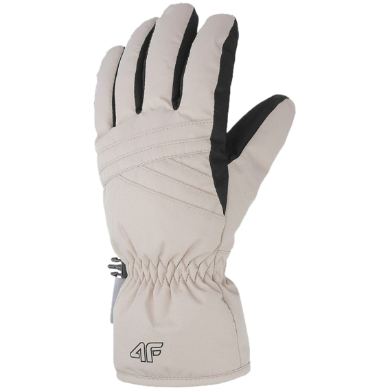 Obrázok pre 4F FNK F106 Beige Women's Ski Gloves 4FWAW23AFGLF106 83S XL