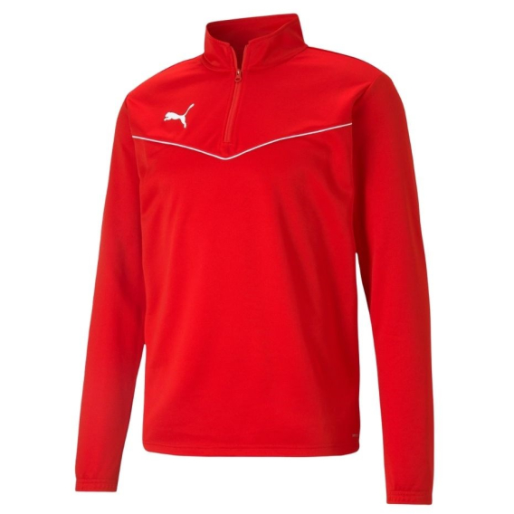 Obrázok pre Puma teamRISE 1 4 Zip Top Men's Sweatshirt Red 657394 01 M