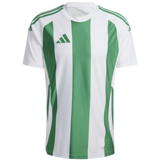 Obrázok pre adidas Striped 24 Jersey White-Green T-Shirt IW2148 M