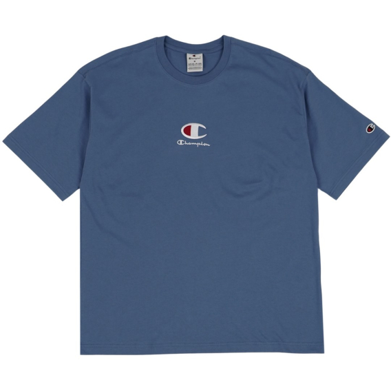 Obrázok pre Men's Champion Crewneck T-Shirt Blue 220270 BS099 L