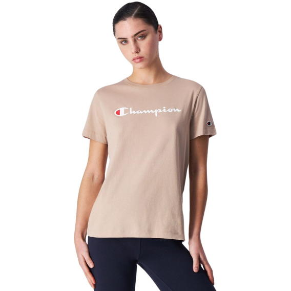 Obrázok pre Champion SS Tee Women's T-Shirt Beige 117534 MS079 L