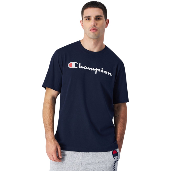 Obrázok pre Men's T-shirt Champion SS Tee navy blue 220256 BS501 L