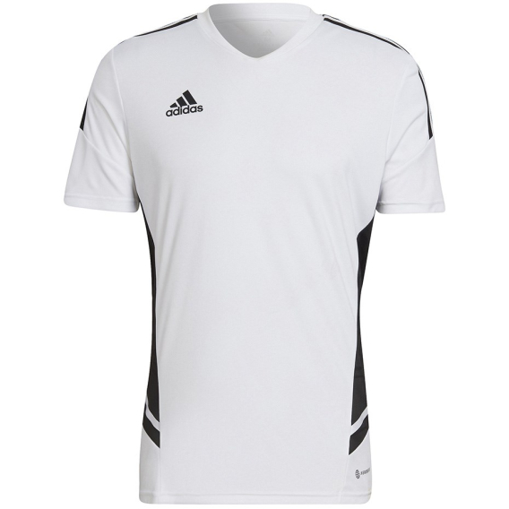 Obrázok pre adidas Condivo 22 Jersey V-neck T-Shirt white and black HA6290 M