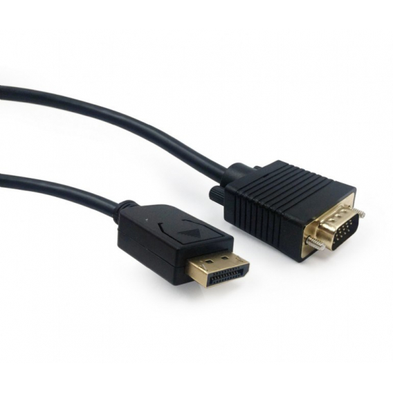 Obrázok pre Gembird CCP-DPM-VGAM-6 adaptér k video kabelům 1,8 m VGA (D-Sub) DisplayPort Černá