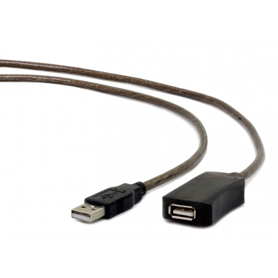 Obrázok pre Gembird USB A/USB A M/F 5m USB kabel USB 2.0 Černá