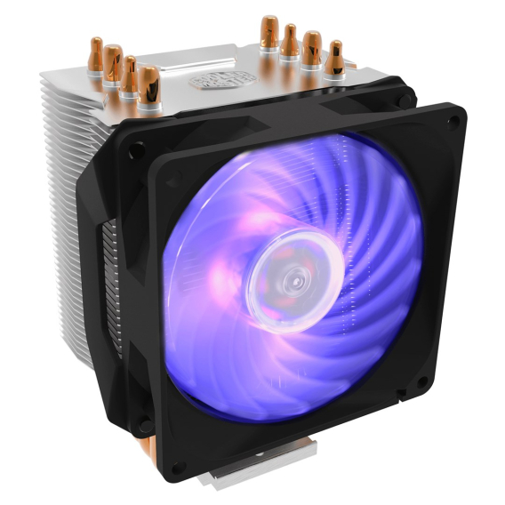 Obrázok pre Cooler Master Hyper H410R RGB Procesor Chladič 9,2 cm Černá, Stříbrná