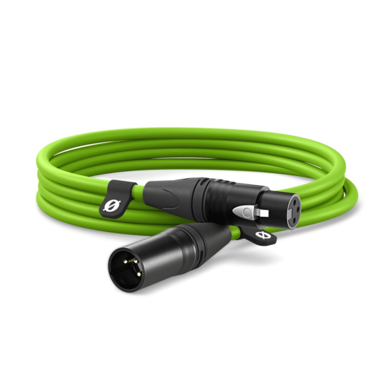 Obrázok pre RØDE XLR3M-G audio kabel 3 m XLR Zelená